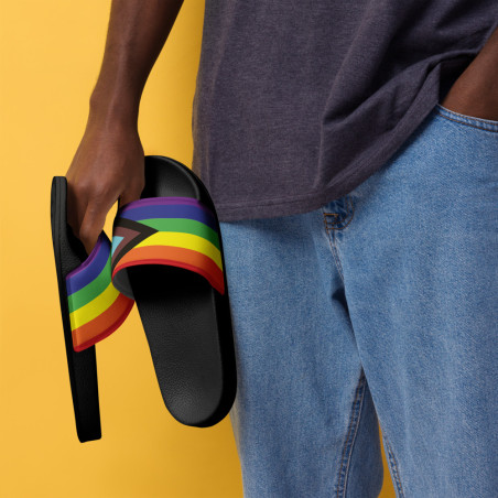 Progress Pride men's slides