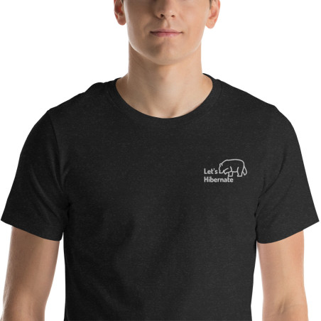 Let's Hibernate embroidered t-shirt